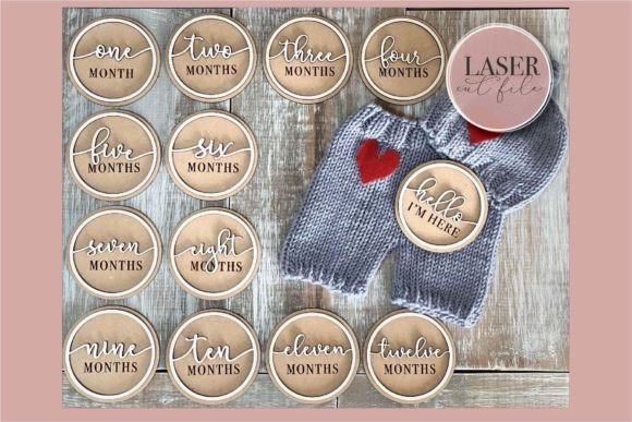 Download Baby Milestone Layered SVG - Premium Resources